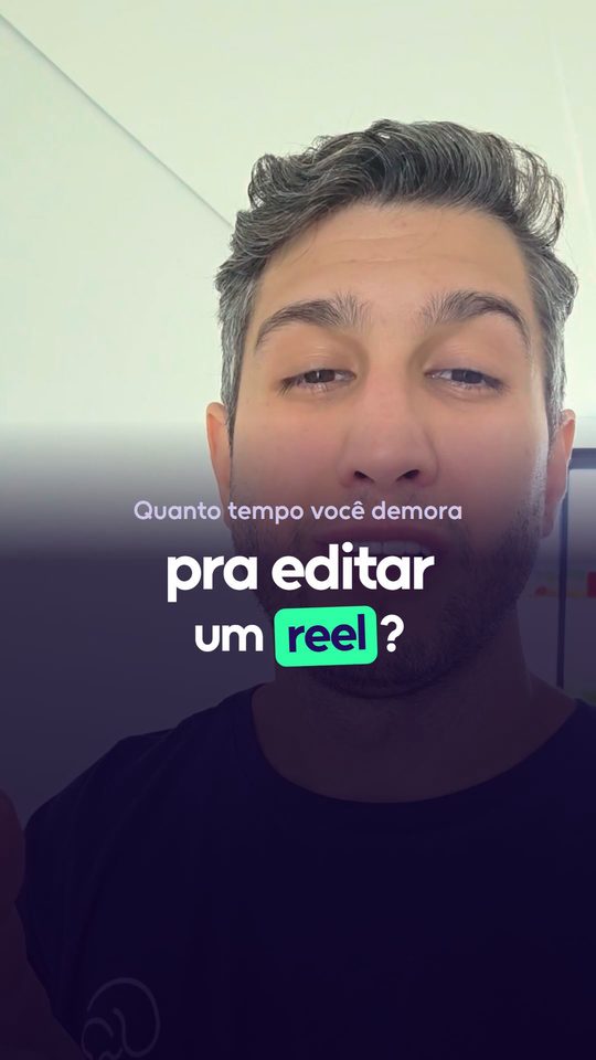 Reel do Cezar: Quanto tempo você demora pra editar um reel?